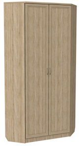 Шкаф 401 угловой со штангой, цвет Дуб Сонома в Нижнекамске - предосмотр