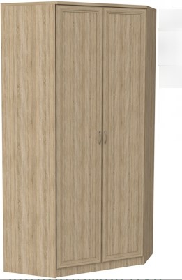 Шкаф 403 несимметричный, цвет Дуб Сонома в Альметьевске - изображение