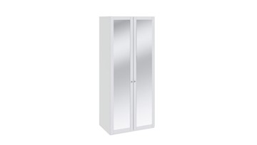 Распашной шкаф Ривьера для одежды с зеркальными дверями СМ 241.07.102 в Нижнекамске