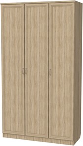 Шкаф 106 3-х створчатый, цвет Дуб Сонома в Нижнекамске - предосмотр
