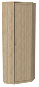 Шкаф 402 угловой со штангой, цвет Дуб Сонома в Набережных Челнах - предосмотр