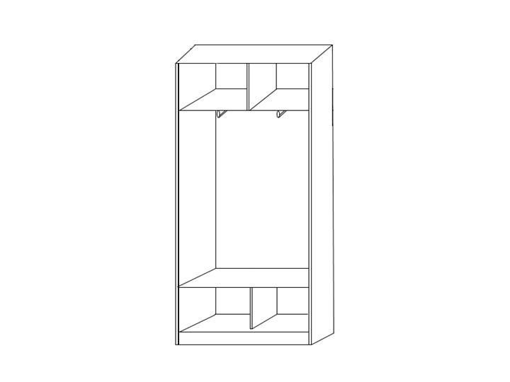 Шкаф 2-х дверный 2200х1200х420 ХИТ 22-4-12/2-11 Дуб Млечный в Альметьевске - изображение 1