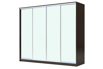 Шкаф 4-х дверный ХИТ 22-4-24/2-8888, с матовым стеклом, Венге в Нижнекамске