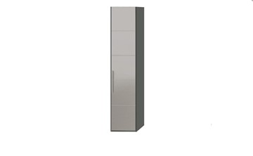 Шкаф Наоми с зеркальной дверью правый, цвет Фон серый, Джут  СМ-208.07.02 R в Альметьевске