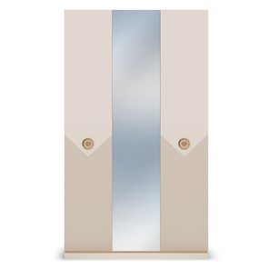 Шкаф 3-х дверный Капри, с зеркальным фасадом в Нижнекамске - предосмотр 1
