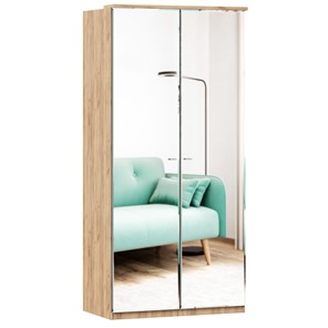 Шкаф двухстворчатый с 2-мя зеркалами Фиджи, 659.233, цвет белый в Набережных Челнах