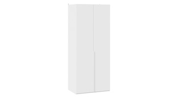 Шкаф двустворчатый Порто (580) СМ-393.07.003 (Белый жемчуг/Белый софт) в Альметьевске