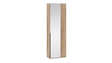 Шкаф угловой с 1 зеркальной дверью Порто (366) СМ-393.07.232 (Яблоня Беллуно/Графит) в Набережных Челнах