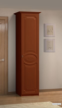 Шкаф-пенал Ивушка-5, цвет Итальянский орех в Нижнекамске - изображение