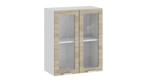 Кухонный шкаф Гранита 1В6С (Белый/Дуб сонома) в Нижнекамске - изображение