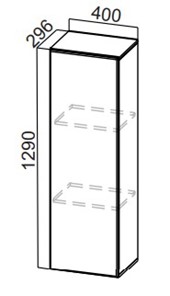 Кухонный пенал-надстройка Стайл, ПН400(720/296), МДФ в Набережных Челнах
