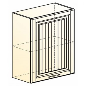 Шкаф навесной Бавария L600 H720 (1 дв. гл.) в Альметьевске