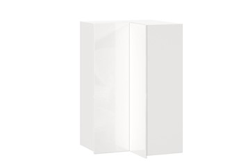 Шкаф кухонный угловой высокий Шервуд, ЛД 281.570.000.170, белый/белый глянец в Нижнекамске