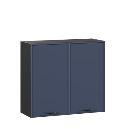 Шкаф кухонный 800 Индиго 298.360.000.148, Чёрный/Тёмно-синий в Альметьевске - изображение