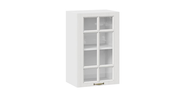 Кухонный навесной шкаф Лина 1В45С (Белый/Белый) в Нижнекамске - изображение