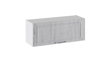 Навесной шкаф Прованс (Белый глянец/Санторини светлый) В_36-90_1ДО в Набережных Челнах