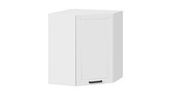 Навесной угловой шкаф Лорас 1В6У (Белый/Холст белый) в Набережных Челнах