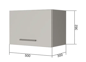 Шкаф на кухню В350, Белое гладкое Ламарти/Белый в Нижнекамске