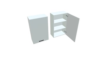 Кухонный шкаф В9 60, Белое гладкое Ламарти/Белый в Набережных Челнах