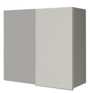 Навесной шкаф ВУП 760 Белое гладкое Ламарти/Антрацит в Набережных Челнах