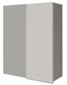Шкаф настенный ВУП 960 Белое гладкое Ламарти/Антрацит в Набережных Челнах