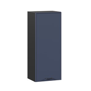 Кухонный навесной шкаф высокий 400 Индиго ЛД 298.420.000.151, Чёрный/Тёмно-синий в Набережных Челнах