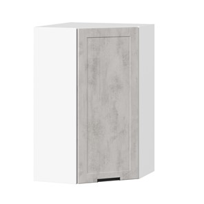 Кухонный угловой шкаф 600 высокий Джамис ЛД 296.620.000.033, Белый/Белый камень в Альметьевске