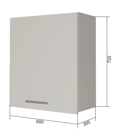 Сушильный шкаф на кухню ВС7 60, Дуб крафт/Белый в Нижнекамске - изображение