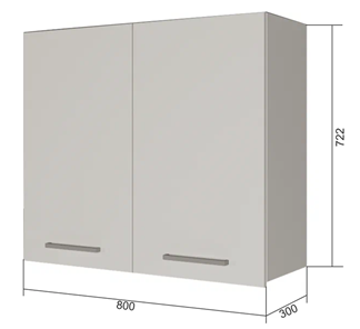 Сушильный шкаф для посуды ВС7 80, Бетон пайн/Антрацит в Набережных Челнах