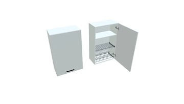 Кухонный шкаф ВС9 60, Белое гладкое Ламарти/Белый в Нижнекамске