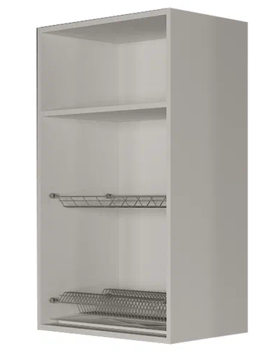 Сушильный шкаф на кухню ВС9 60, Сатин/Белый в Альметьевске - изображение 1
