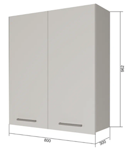 Сушильный шкаф на кухню ВС9 80, Бетон пайн/Антрацит в Набережных Челнах