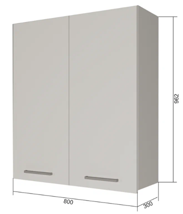 Шкаф с сушкой для посуды ВС9 80, МДФ Софт бирюза/Антрацит в Альметьевске - изображение