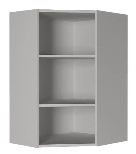 Угловой шкаф на кухню ВУ9, Сатин/Белый в Альметьевске - изображение 1
