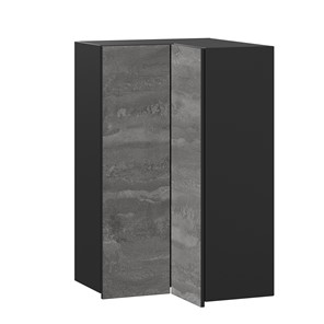 Кухонный шкаф Паола  ЛД 590.570.000.085 600 (Черный/Камень железный) в Нижнекамске