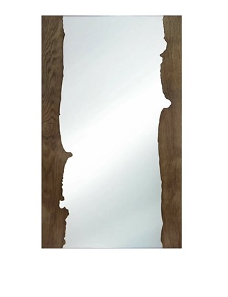 Зеркало настенное ГлассВальд-3, Орех в Нижнекамске - изображение