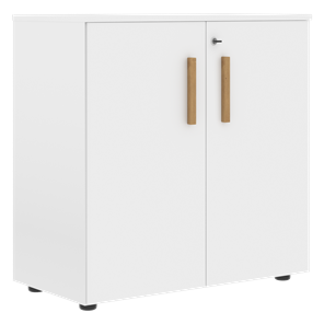Низкий шкаф широкий с малыми дверцами FORTA Белый FLC 80.1(Z) (798х404х801) в Альметьевске