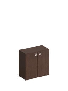 Шкаф для документов низкий закрытый Cosmo, венге Виктория (90,2х44,2х89,7) КС 308 в Альметьевске