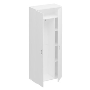 Шкаф для одежды с дополнением Комфорт, белый премиум (80х38х200) К 531 в Набережных Челнах