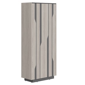 Шкаф гардероб LINE Дуб-серый-антрацит СФ-574401 (900х430х2100) в Альметьевске