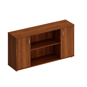 Шкаф комбинированный низкий Комфорт, французский орех (154x38x75) К.521 в Нижнекамске