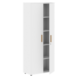 Широкий шкаф высокий FORTA Белый FHC 80.1(Z) (798х404х1965) в Нижнекамске