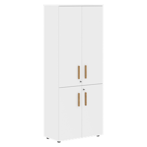 Шкаф широкий высокий FORTA Белый FHC 80.3(Z) (798х404х1965) в Альметьевске