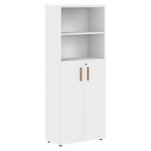 Широкий шкаф высокий FORTA Белый FHC 80.6(Z) (798х404х1965) в Нижнекамске