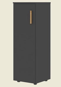 Средний шкаф колонна с глухой дверью левой FORTA Черный Графит   FMC 40.1 (L) (399х404х801) в Альметьевске