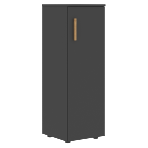 Средний шкаф колонна с правой дверью FORTA Черный Графит  FMC 40.1 (R) (399х404х801) в Набережных Челнах