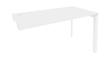 Стол приставной к тумбе O.MP-SPR-3.7 Белый/Белый бриллиант в Альметьевске