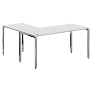 Письменный угловой  стол для персонала правый XTEN GLOSS  Белый XGCT 1615.1 (R) (1600х1500х750) в Нижнекамске