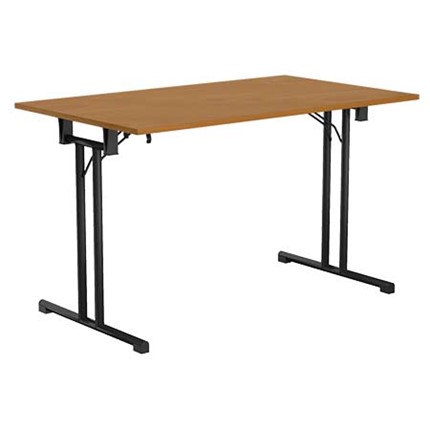 Складной стол на металлокаркасе FT140 black 1380x680x760 в Альметьевске - изображение