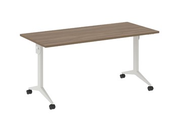 Складной мобильный стол X.M-4.7, Металл белый/Дуб Аризона в Нижнекамске